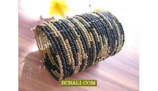 Beads Bracelets Cuff Motif Fashion Accessories